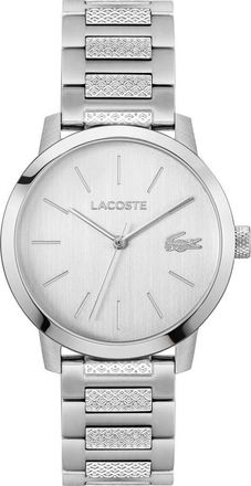 Lacoste L.12.12 Metrople Bracelet Watch, 39mm in Silver at Nordstrom