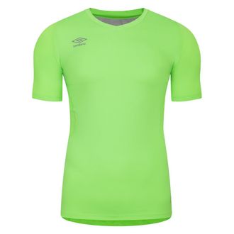 Umbro Unisex Elite V-hals Base Layer Top voor volwassenen (Groene Gekko)