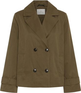 Kaffe KAjacklyn Coat - Coats - Mujer - Verde - 2XL