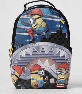 Sprayground Zaino Minion and Sprayground Sign Sprayground in pelle sintetica saffiano stampato