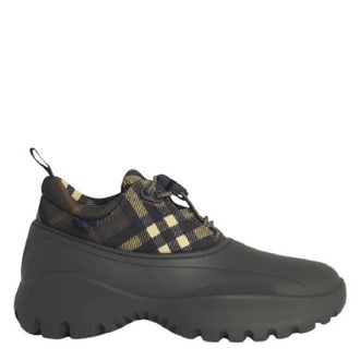 Burberry Check Scoot Trek Sneakers, Brand Size 41 ( US Size 8 )