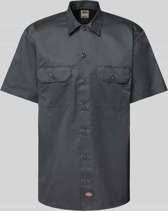 Dickies Freizeithemd mit Knopfleiste in Anthrazit, Gr&ouml;&szlig;e M