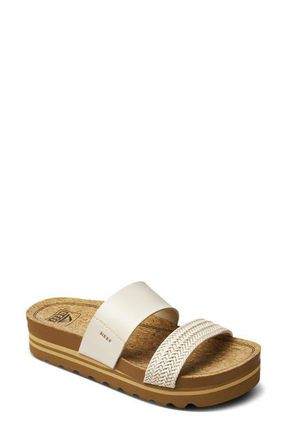 Reef Cushion Vista Hi Slide Sandal in Vintage at Nordstrom, Size 10