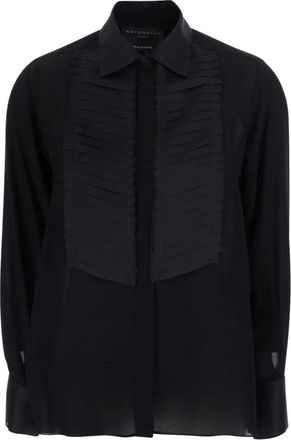Antonelli Anice Shirt - Dames - Blouses - Zwart - M - Overhemden