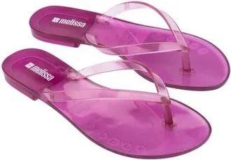 Melissa Harmonic Jelly Flip Flop in Clear Lilac at Nordstrom, Size 10