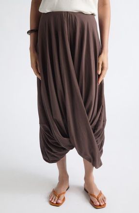 Toteme Cocoon Maxi Skirt in Walnut at Nordstrom, Size 40