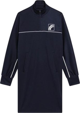 Maison Margiela Sporty Mini Jurk - Dames - Korte kleedjes - Blauw - M - Polyester - Kleedjes