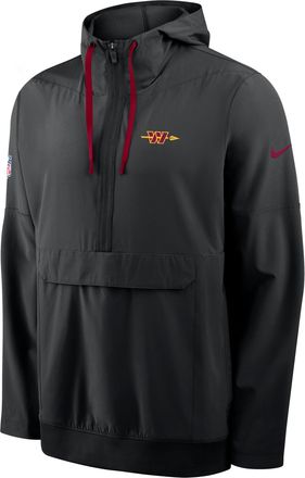 Nike Washington Commanders Alt Anorak Nike Mens NFL 1/2-Zip Hooded Jacket in Black | 03AT069Y9E-J5Z