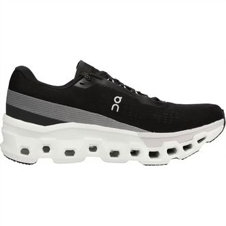 On Mens Cloudmonster 2 Shoes In Black Frost
