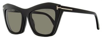 Tom Ford TF5971-B Magnetic Clip-On Cat-Eye Eyeglasses - Black