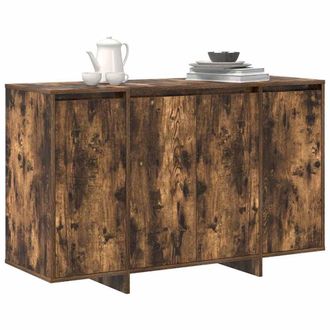 Berkfield Home Smoked Oak Sideboard Smoked Oak Engineered Wood 120 x 41 x 75 cm in Brown