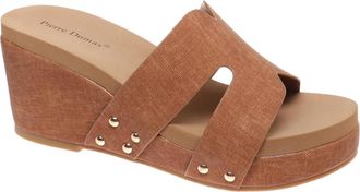 Pierre Dumas Womens Vivian-1 Wedge In New Tan