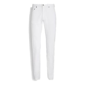 Ermenegildo Zegna Straight Jeans, male, White, Size: W35 Roccia Jeans