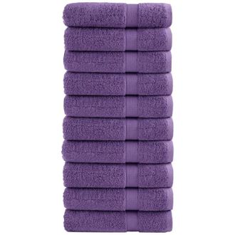 vidaXL Toallas De Ba&ntilde;o Solund 10 Unidades 100x150 Cm 600 Gsm Vidaxl
