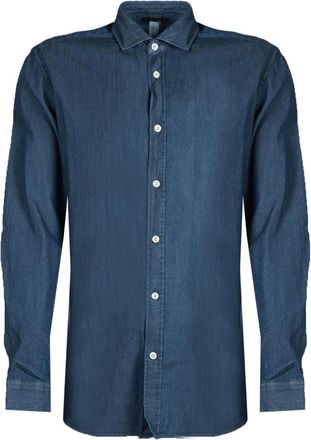 Antony Morato Camicia Mmsl00520 Fa400019 - - Shirts - Uomo - Blu - L