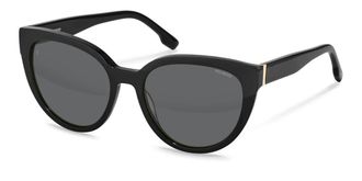 Rodenstock R3354 A445 Womens Sunglasses Black Size 55