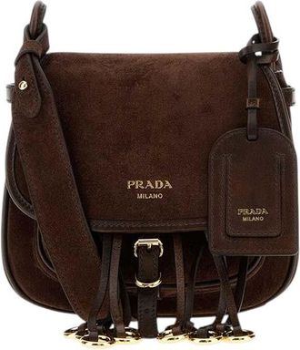 Prada Dark Brown Corsaire Mini Shoulder bag