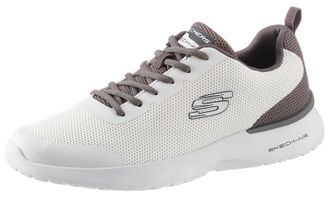 Skechers Sneaker SKECHERS Skech-Air Dynamight, Herren, Gr. 39, grau (wei&szlig;, grau), Synthetik, Textil, Schuhe Sneaker, Freizeitschuh, Halbschuh, Schn&uuml;rschuh mit 