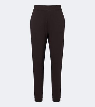 Max Mara Pantalones deportivos en mezcla de algod&oacute;n