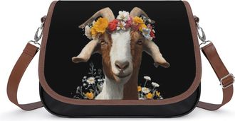 Generic Funny Goat Fashion Womens Crossbody Bags Novelty Handbag Shoulder Bag Purse