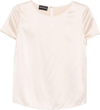 Emporio Armani Top de seda Emporio Armani