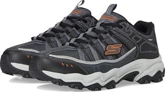Skechers Afterburn Legacy Mens Shoes Charcoal/Gray : 11.5 EE - Wide, Textile