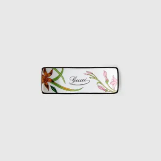 Gucci Flora Chopsticks Holder, Set Of Two, White
