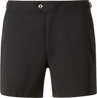 Tom Ford Zip Pocket Zwemshorts - Heren - Strandmode - Zwart - 2XL - Polyester - Badmode