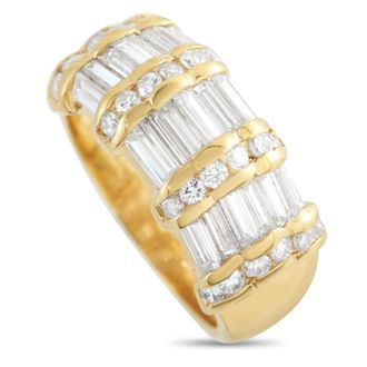 Luxury Bazaar 18K Yellow Gold 2.25ct Diamond Ring MF03-011926