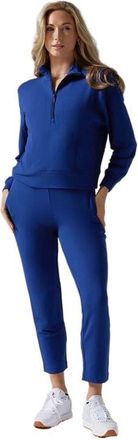 Tavi 3/4 Zip Cozy Fleece Pullover in Deep Navy at Nordstrom, Size X-Small