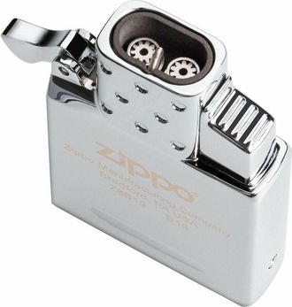 Zippo Accendino Zippo Inserto Torcia Doppia a Gas 65827, Accendino Antivento Ricaricabile, si Adatta Perfettamente a Qualsiasi Accendino Zippo