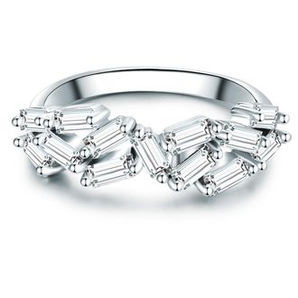 Tresor 1934 Womens Trilani Female Sterling Silver Ring - Size K