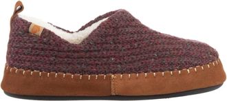 Acorn Womens Camden Recycled Bootie Slipper In Garnet