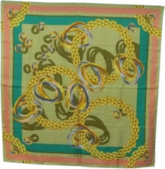 Cartier Pre-owned Scarves, female, Multicolor, Size: ONE SIZE Pre-owned Silk Scarf