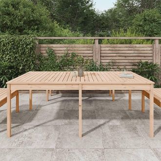 Berkfield Home Garden Table 203.5x100x76 cm Solid Wood Pine in Light Brown