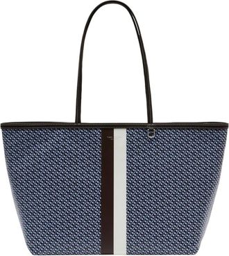 Tory Burch Tory Burch, Tote Bags, female, Blue, Size: ONE SIZE Racer Tote