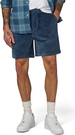 Joe's Clarkson Drawstring Corduroy Shorts in Bluefin at Nordstrom, Size Xx-Large