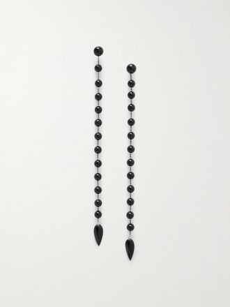 Sophie Buhai Orecchini In Argento E Onice Phoenician - Nero