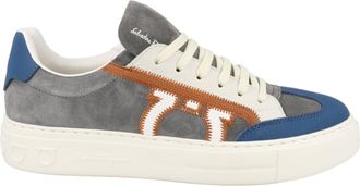 Ferragamo Borg 5 Suede Sneakers