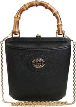 Gucci Pre-owned Mini Marina Bucket Bag - Pre-owned - Mujer - Negro - ONE SIZE