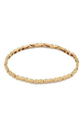 Alex and Ani Lucky Clover Tennis Bracelet in Gold at Nordstrom