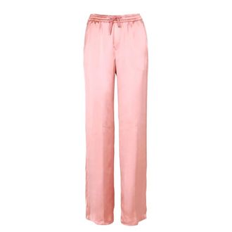 Herno Dames, Broeken, Roze, Maat: XL Satijn