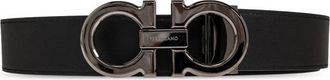 Ferragamo Double Adjus Belt - Heren - Riemen - Groen - 115 CM - Leer - Accessoires
