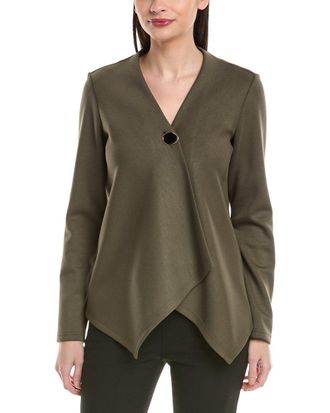 Joseph Ribkoff Solid Drape Jacket