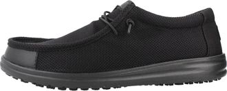 Hey Dude Wally Work CE - Heren - Veterschoenen - Zwart - 44 EU - Schoenen