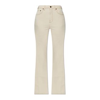 Burberry Boot-cut Jeans, female, Beige, Size: W28 Donella Flare Jeans