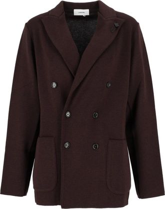 Lardini Giacca Maglia - Heren - Blazers - Bruin - L - Jassen
