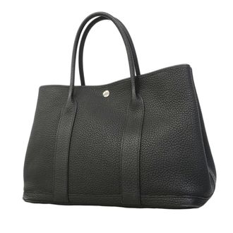 Herm&egrave;s Black Negonda Leather Tote Bag (Pre-Owned)