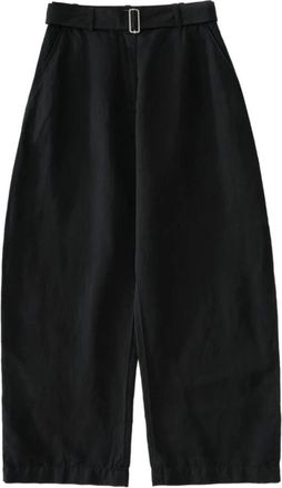 STUDIO NICHOLSON Broeken, Dames, Zwart, 2Xl, Wol, Chatto Pantalon