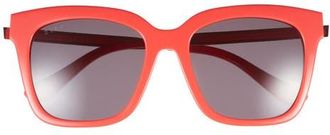 DIFF Eyewear Bella 54mm Square Sunglasses in Sunset /Grey at Nordstrom